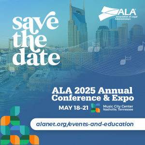 Save the Date ALA's 2025 Annual Conference & Expo