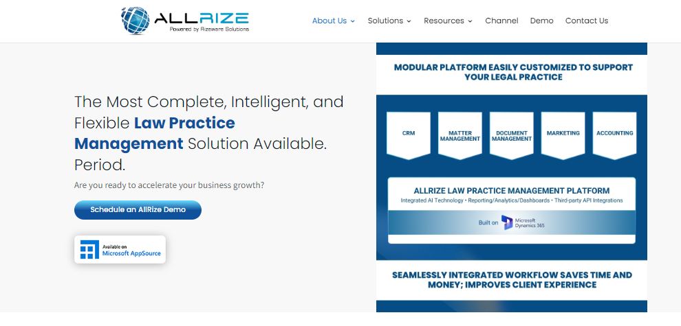 AllRize website