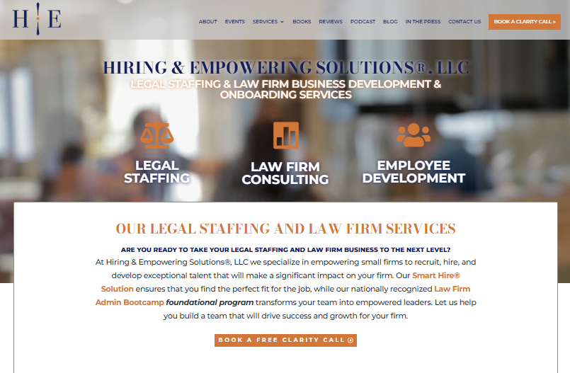 Hiring & Empowering Solutions®, LLC website