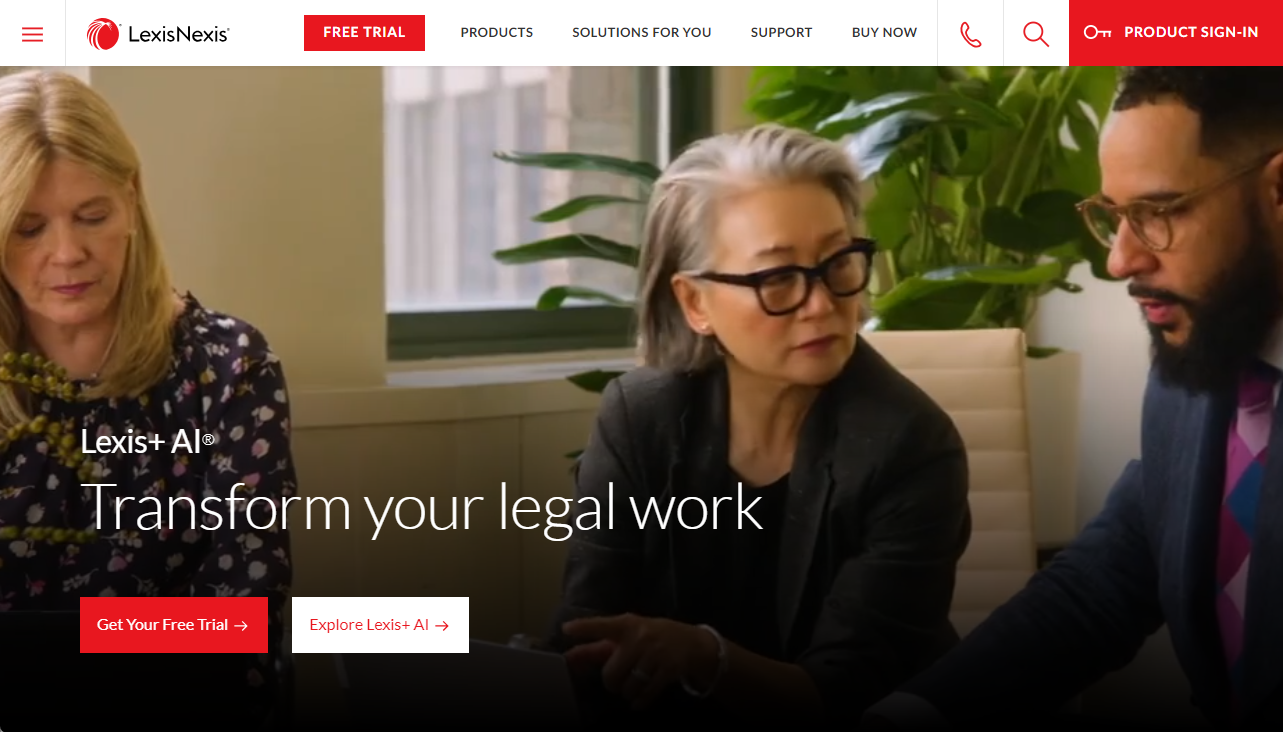 LexisNexis website