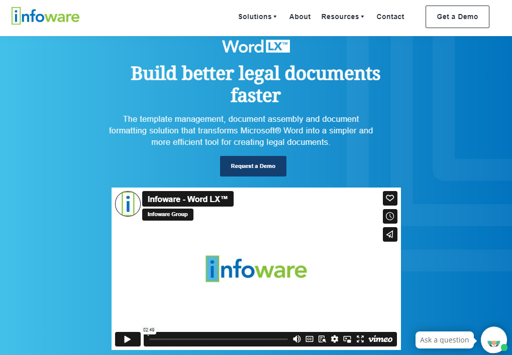 Word LX™ by Infoware website