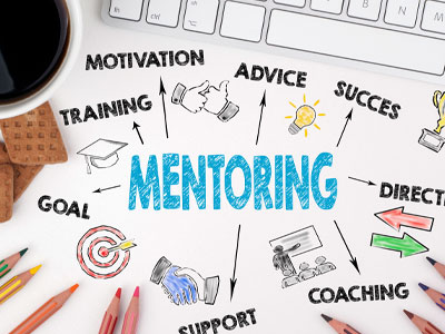 Graphic depicts mentorship